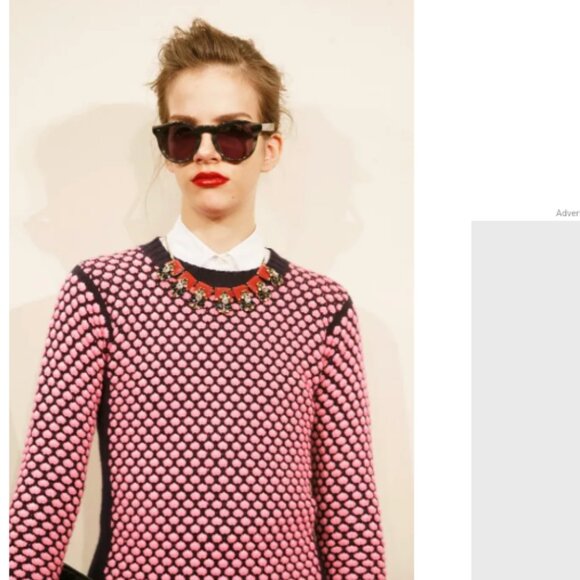 J.Crew Collection Italian Cashmere Heart Sweater (B0026) - Picture 8 of 11